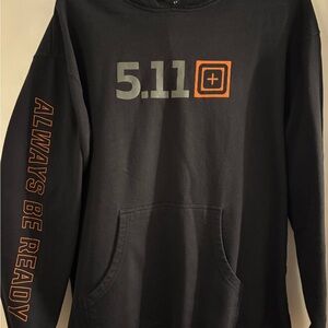 5.11 Tactical Black and Orange Hoodie
